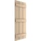 Ekena Millwork Rustic Three Board Spaced Board-n-Batten Smooth Faux Wood Shutters, 17 1/2W x 70H, PR SHUBSS17X70SMPR - alternate 4